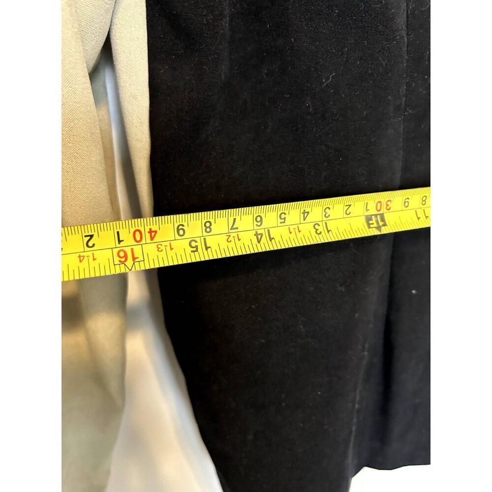 VINTAGE DJ SUMMERS Faux Suede Women's Blazer Jacket Button Up 1980s Office Sz 8 - Picture 13 of 14